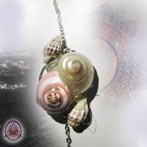 anklet shell spiral beach